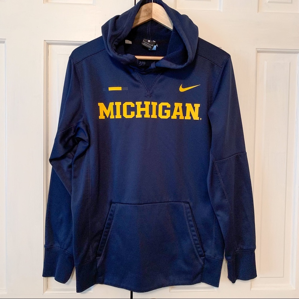 Michigan University Nike Dri-Fit Hoodie Sweatshirt